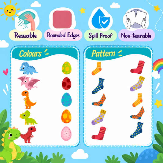 Reusable Match-it Level 1 Activity Book ( Age : 2-4 years )