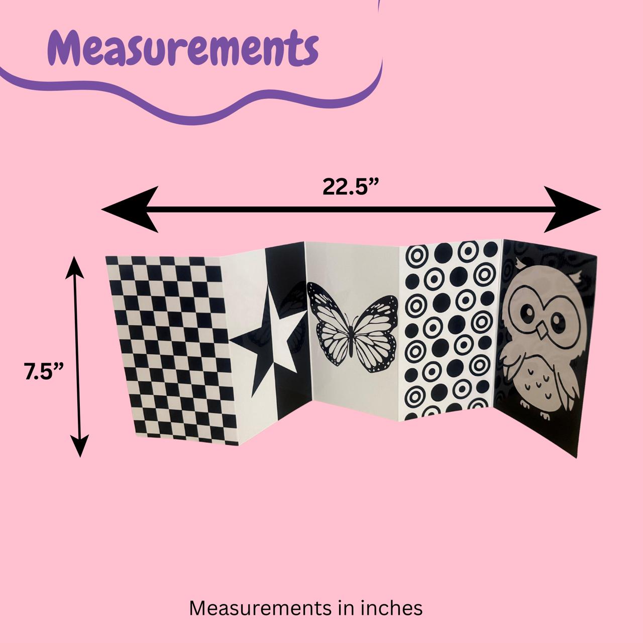 High contrast Stand-up cards (0 - 3 months)