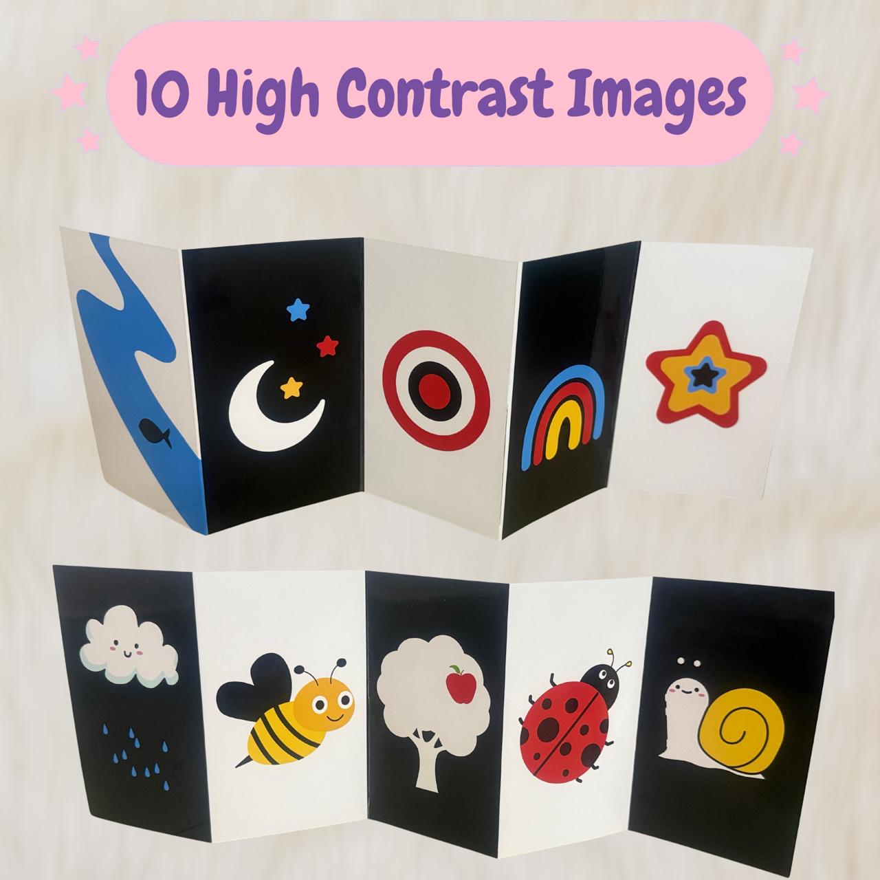 High contrast Stand-up Cards(3 - 6 months)