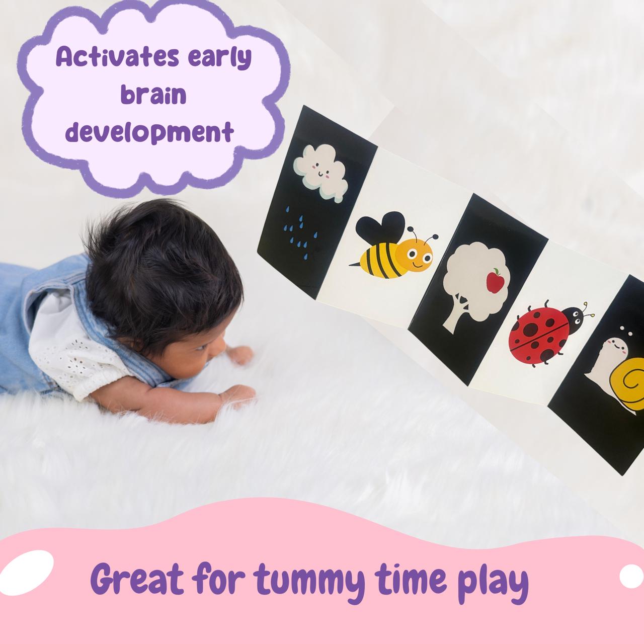 High contrast Stand-up Cards(3 - 6 months)
