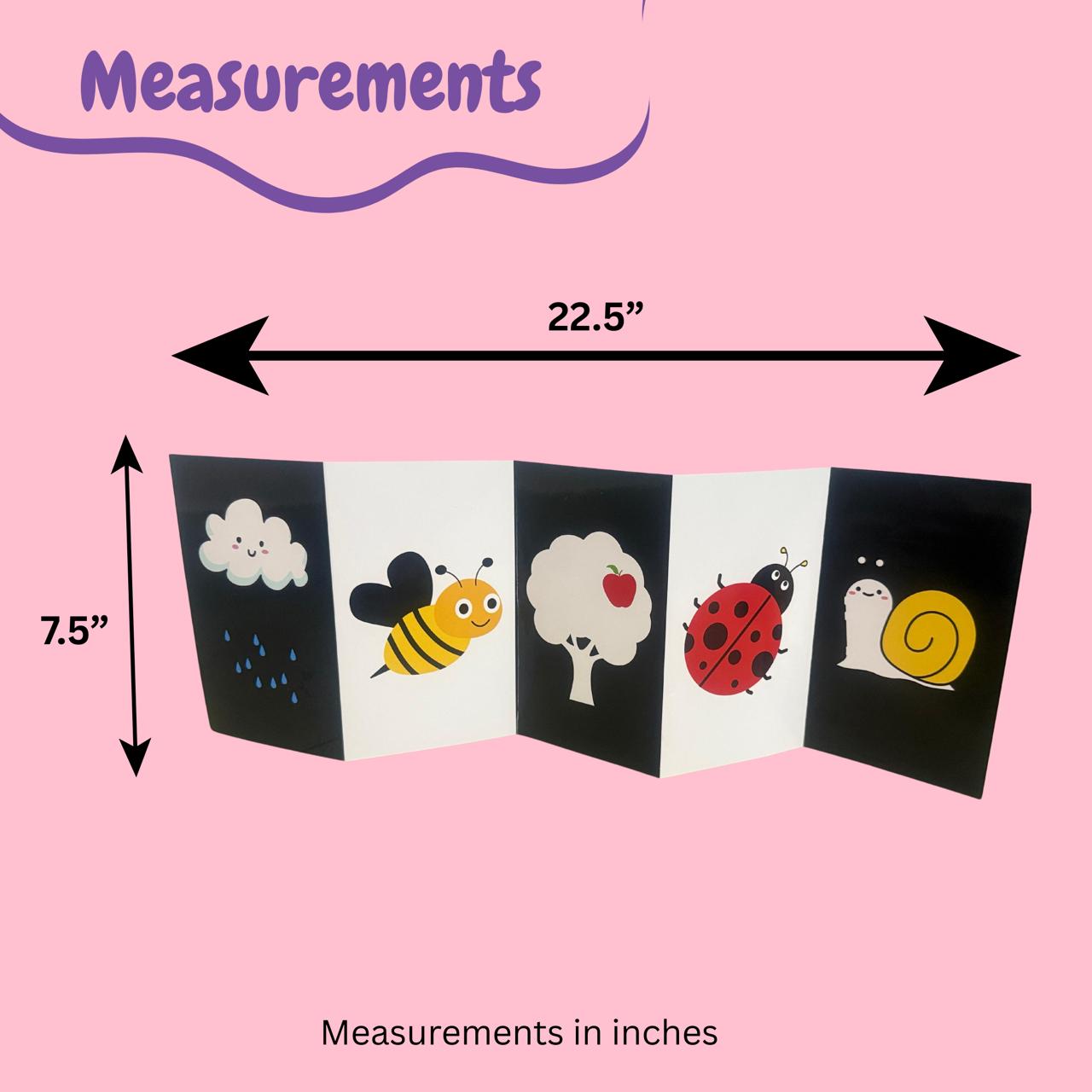 High contrast Stand-up Cards(3 - 6 months)