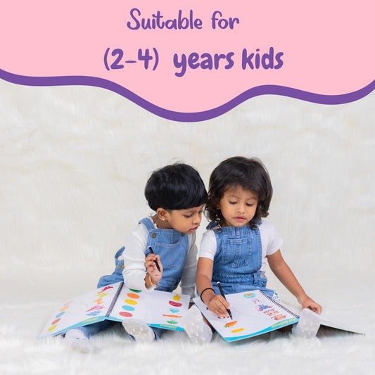 Reusable Match-it Level 2 Activity Book ( Age : 2-4 years )