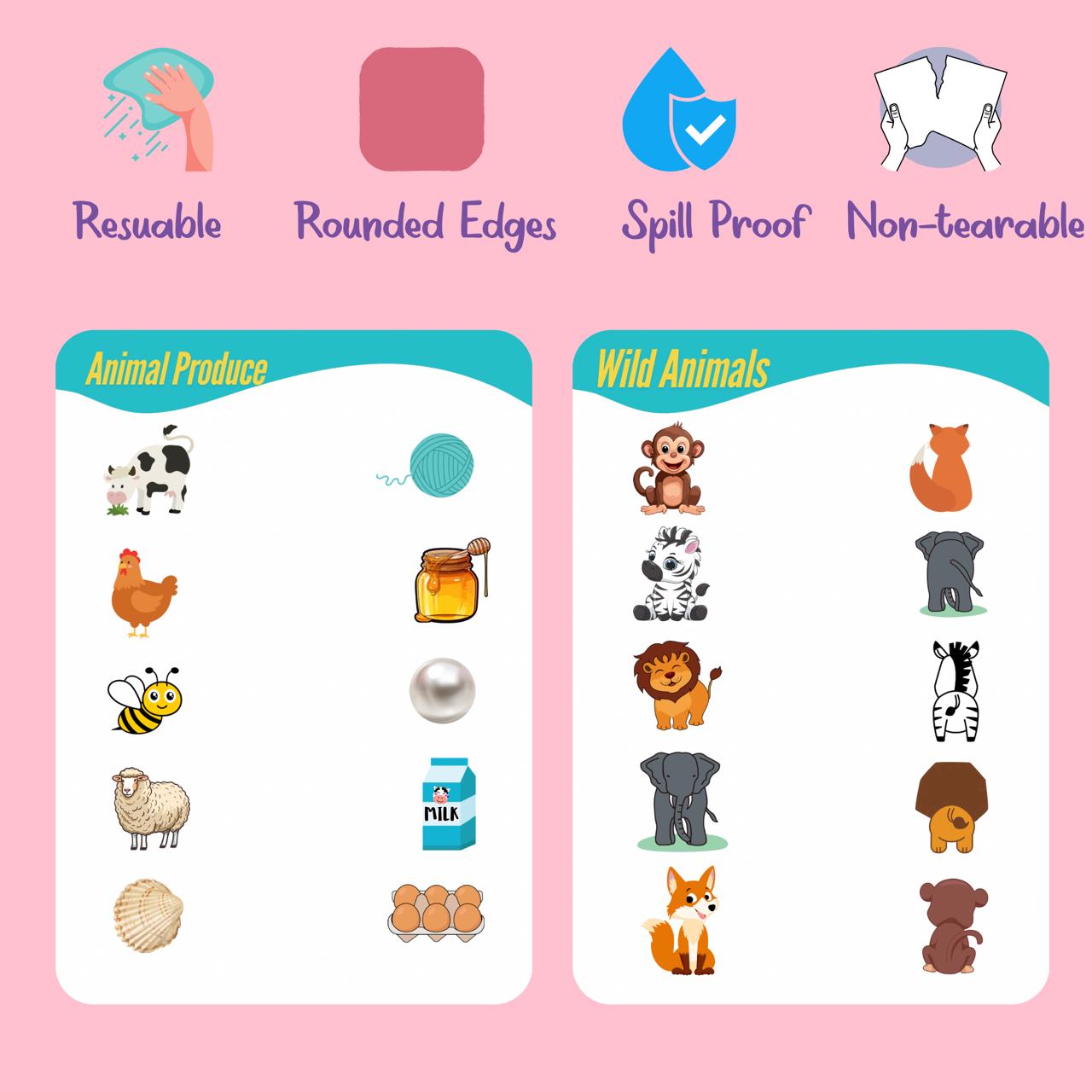 Reusable Match-it Level 2 Activity Book ( Age : 2-4 years )