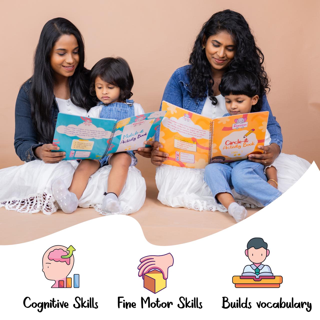 Reusable Match-it Level 3 Activity Book ( Age : 2-4 years )