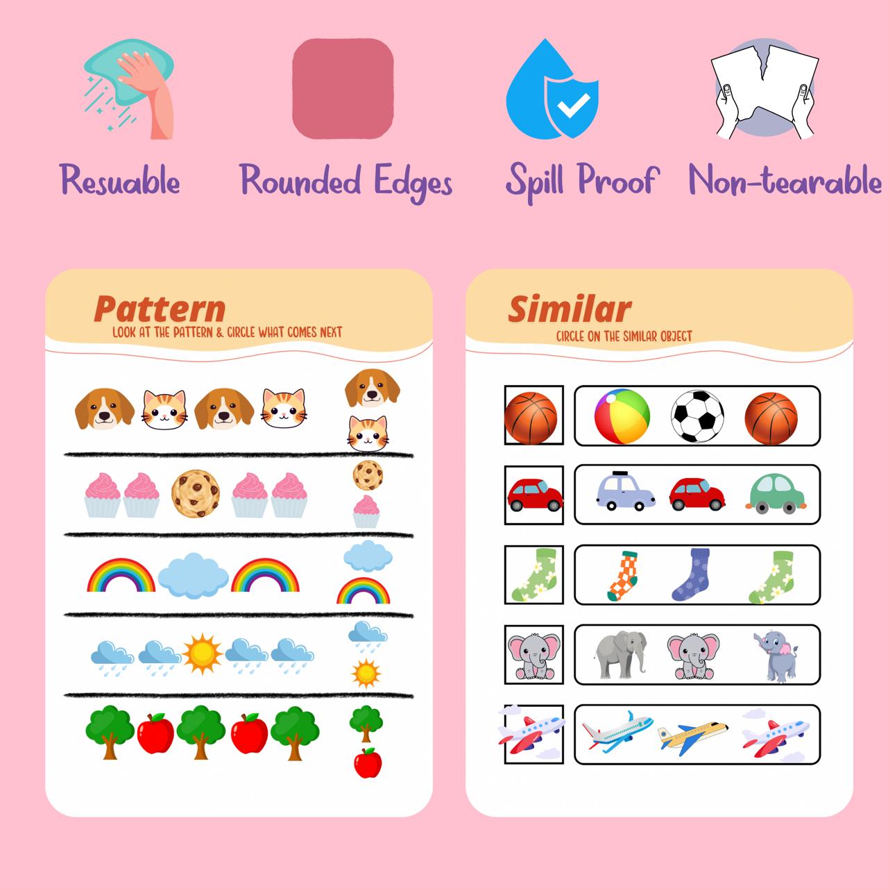 Reusable Circle-it Level 2 Activity Book ( Age : 2-4 years )