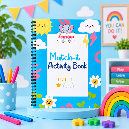 Reusable Match-it Level 1 Activity Book ( Age : 2-4 years )