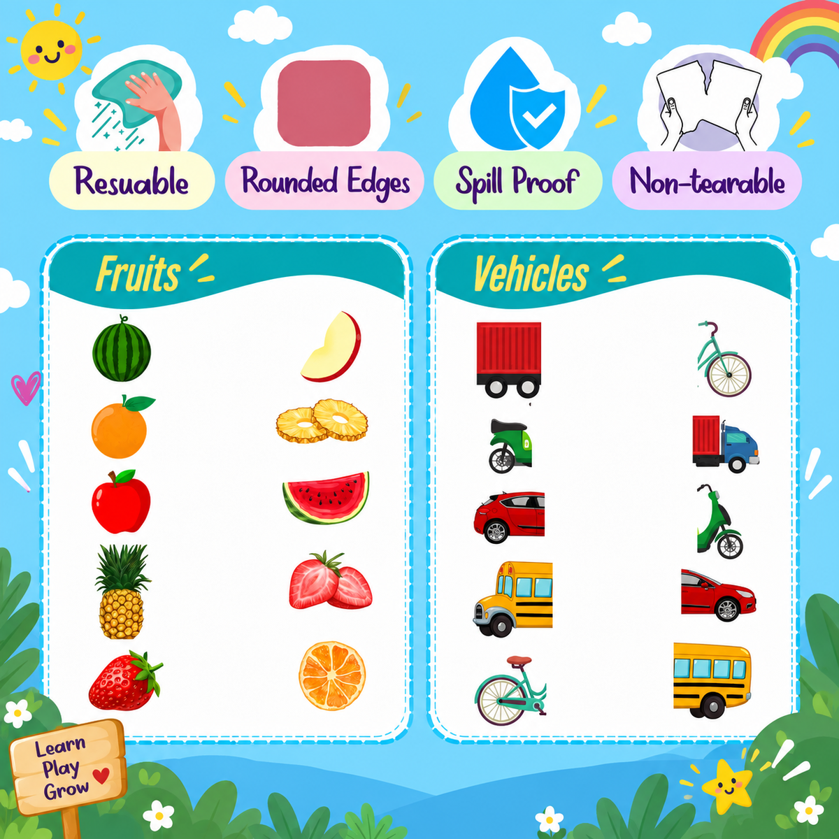 Reusable Match-it Level 2 Activity Book ( Age : 2-4 years )