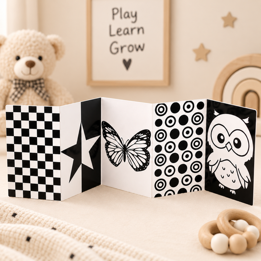 High contrast Stand-up cards (0 - 3 months)