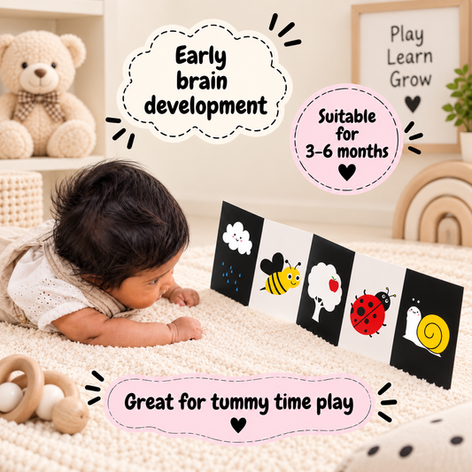 High contrast Stand-up Cards(3 - 6 months)