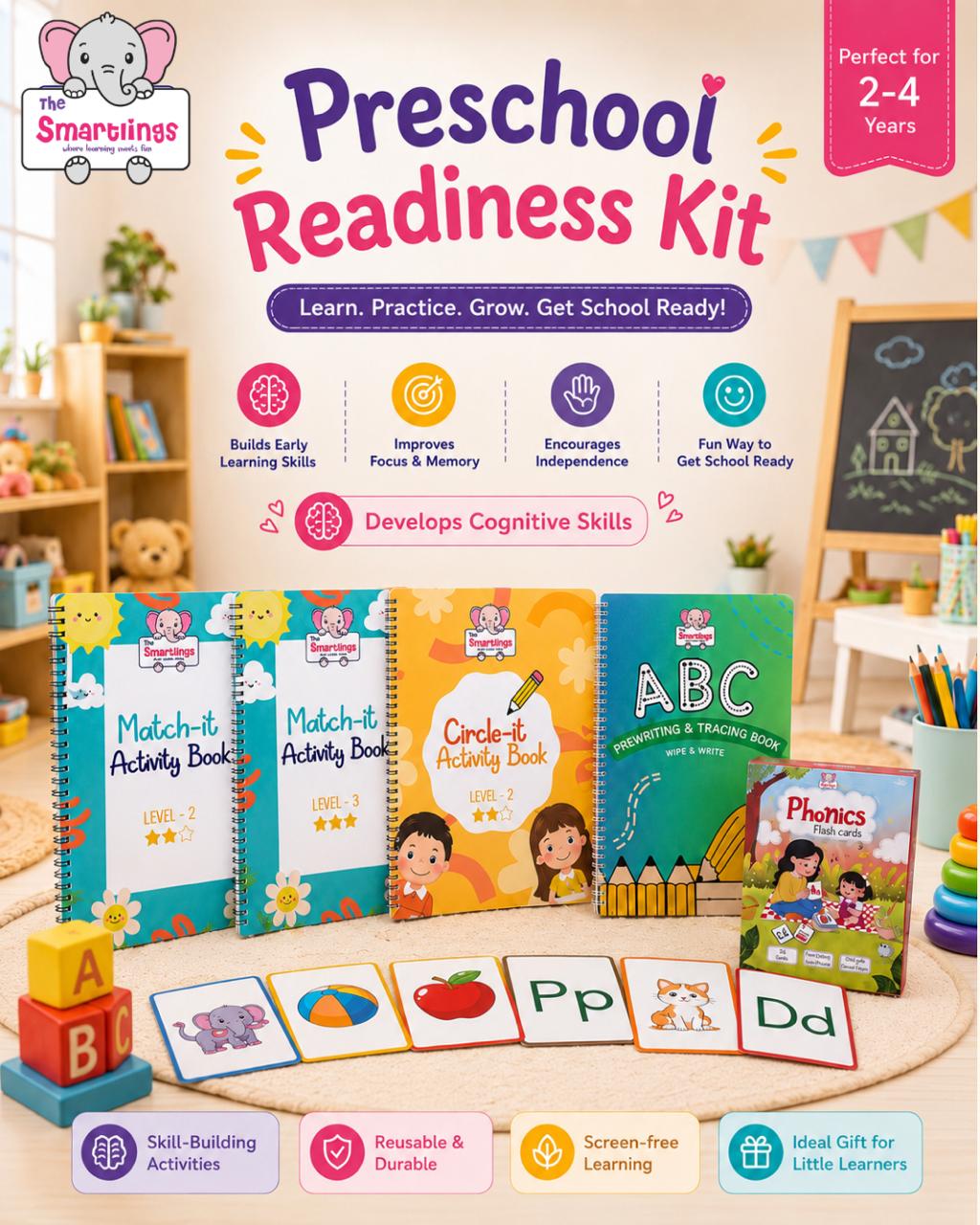 Preschool Readiness kit (2–4 Years)