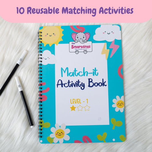 Reusable Match-it Level 1 Activity Book ( Age : 2-4 years )