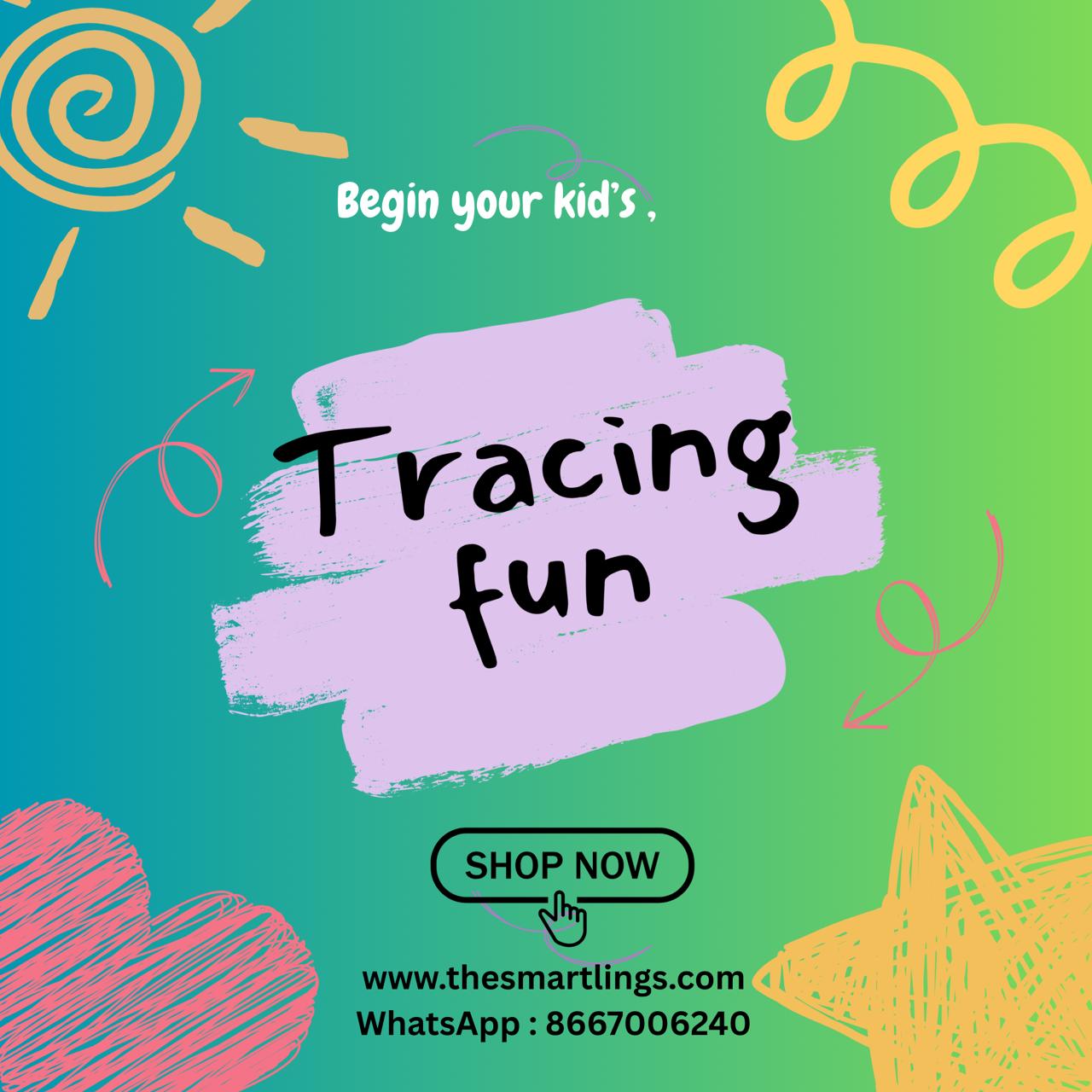 Tracing Reusable Book for Kids