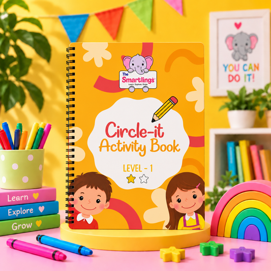Reusable Circle-it Level 1 Activity Book ( Age : 2-4 years )