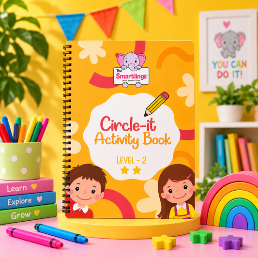 Reusable Circle-it Level 2 Activity Book ( Age : 2-4 years )