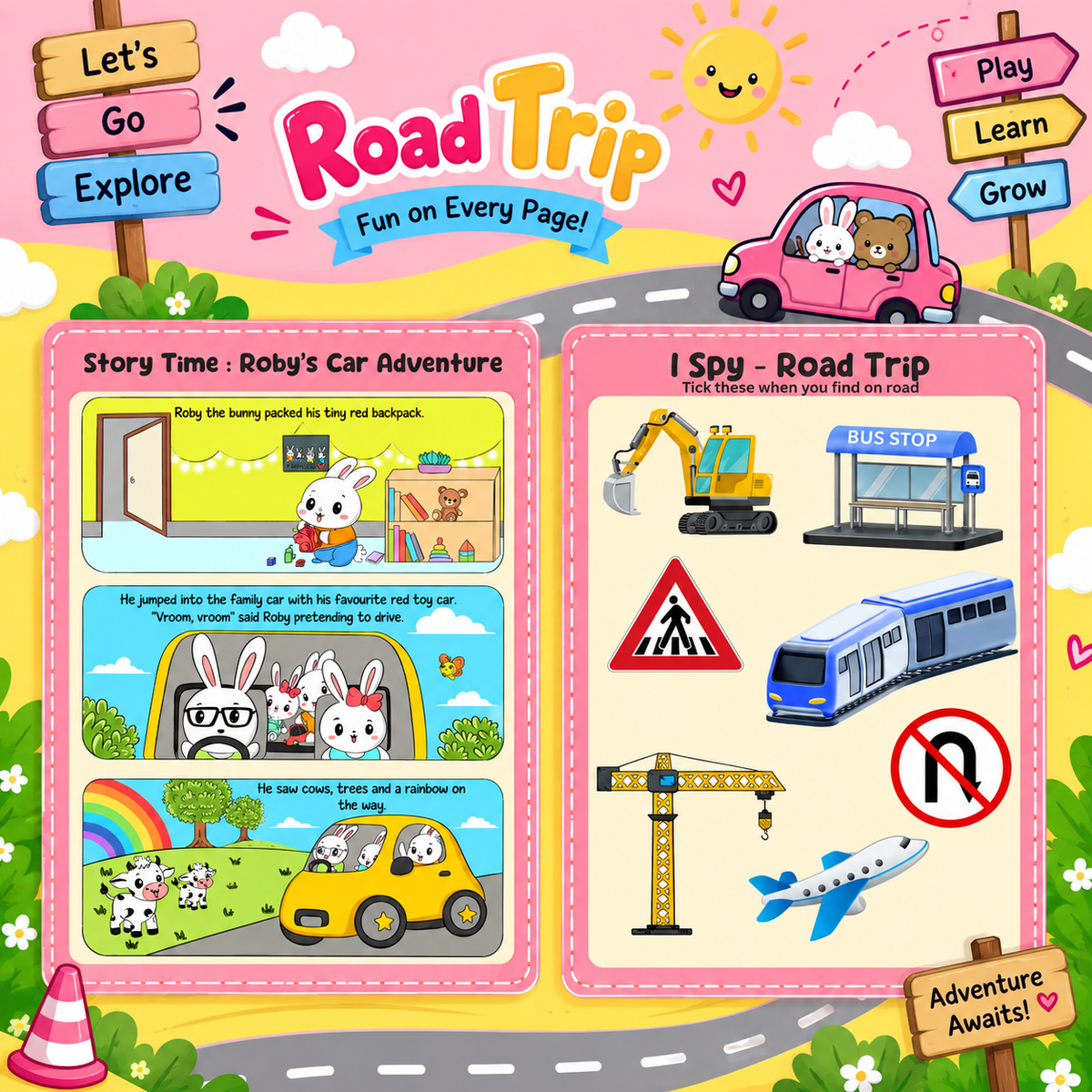 Road Trip - Activity Book
