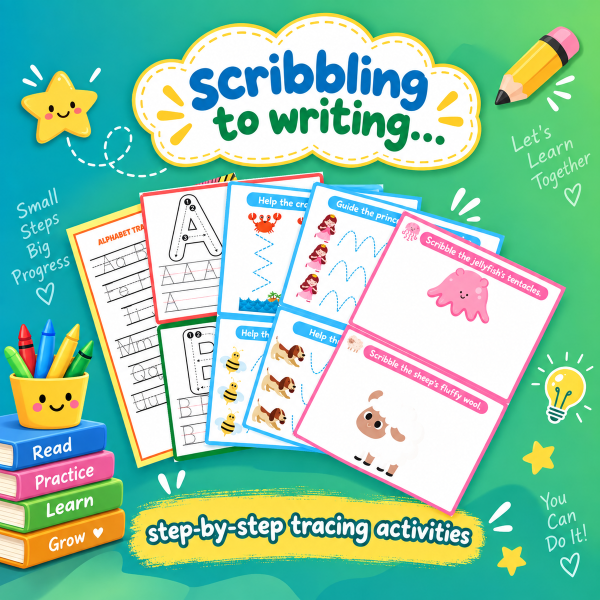 Tracing Reusable Book for Kids