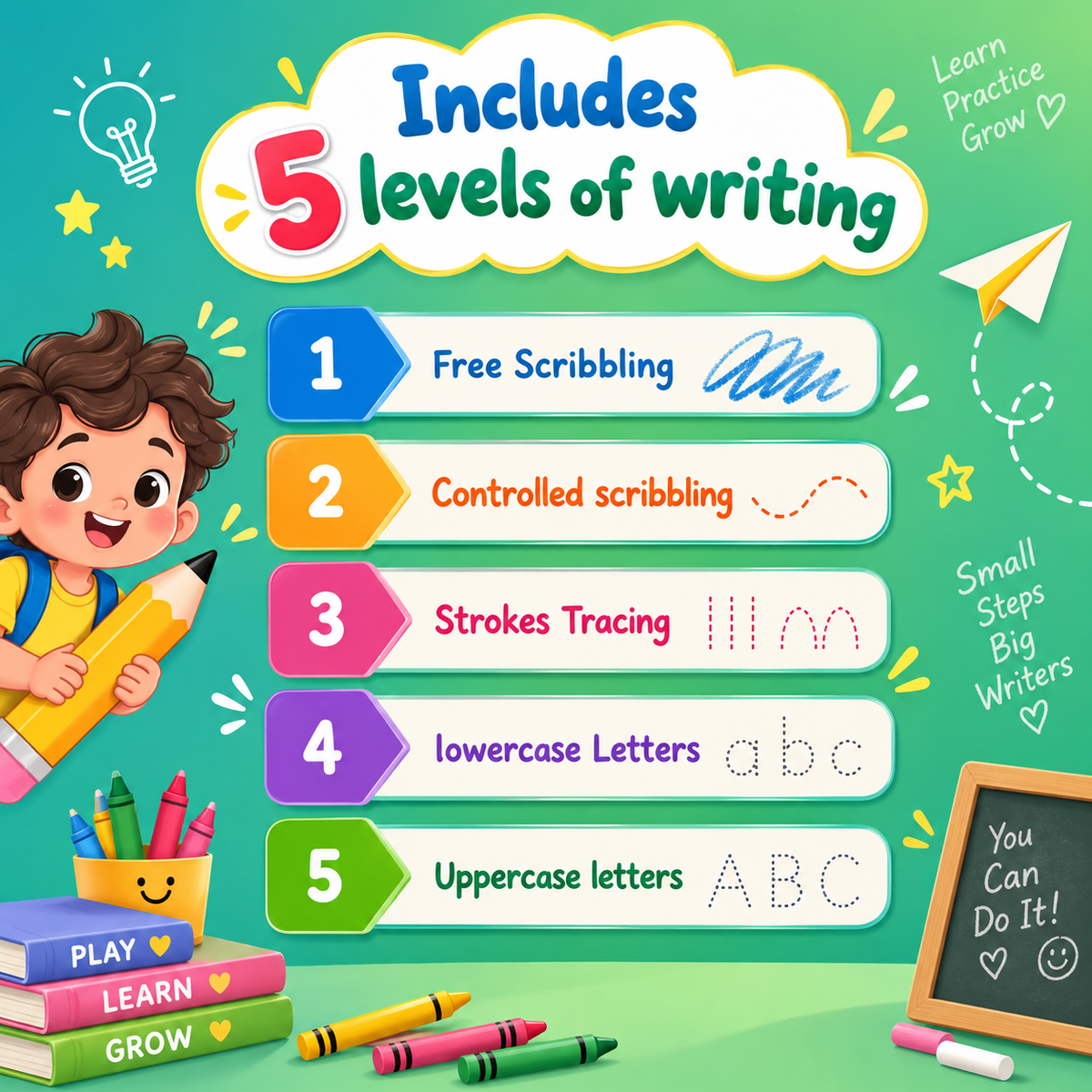 Tracing Reusable Book for Kids